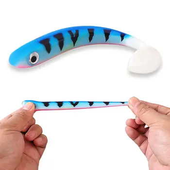 CHEERY PVC Soft T-Tail Fishing Lure-Sizes 7cm to 20cm 3g to 42g 9 Colors Bionic Design for Freshwater & Saltwater Use – Soft Lure – view 3
