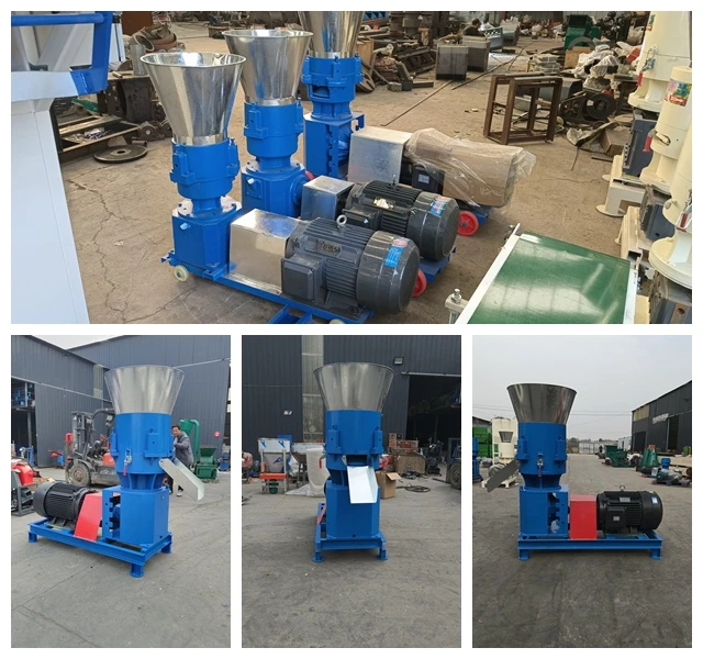 4.5kw Electric Animal Feed Processing Machines Home Use Farm Chicken Pig Cow Food Feed Pellets Making Machine