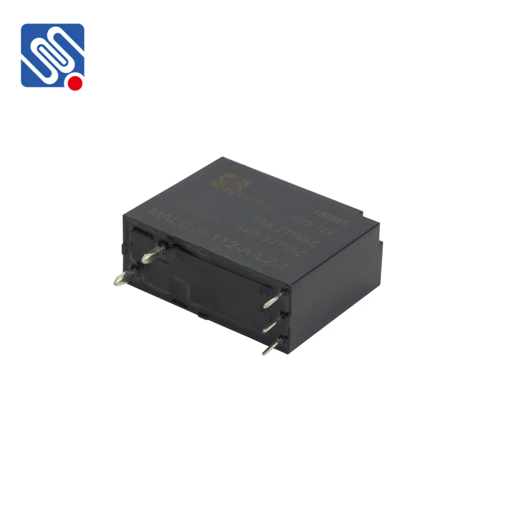 Meishuo MALC 277VAC 50 Amp Latching Power 12v Miniature 50a 1 Coils Latch Relay