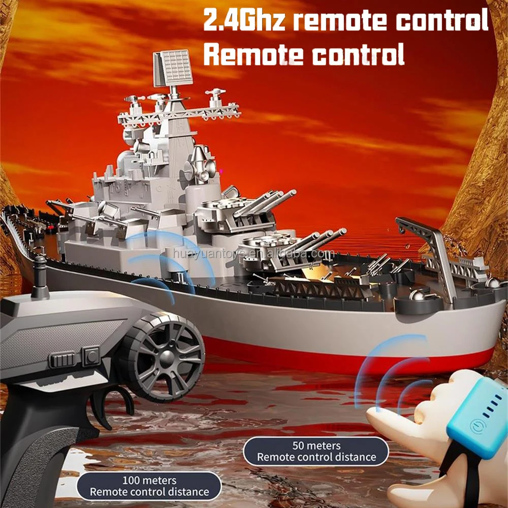 Battleship Rc Military Ships Toyvian Remote Control Warships