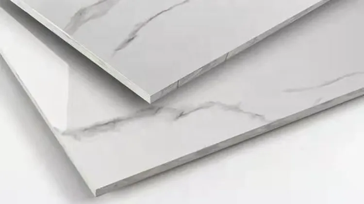 White Marble Look Granite Texture Glazed Porcelain Floor Tile - Buy ...