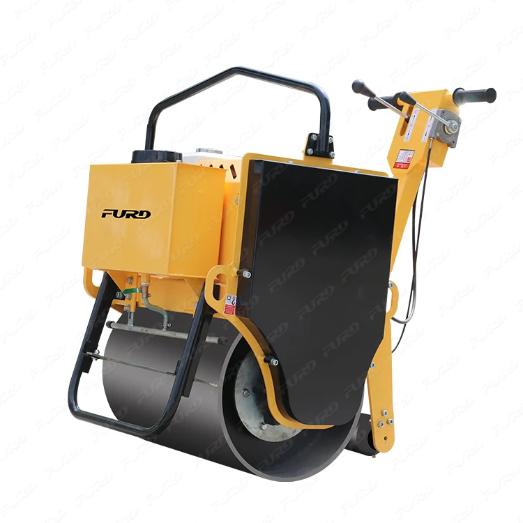 Дорожный уплотнитель с Одним Барабаном 300 кг вибрирующий дорожный