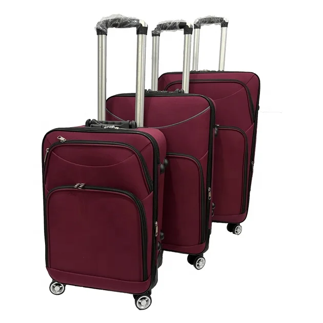 16/20/24/28 Inch Waterproof Oxford Fabric Trolley Luggage Set 4pcs Lightweight Nylon Suitcase Combination Spinner Wheels