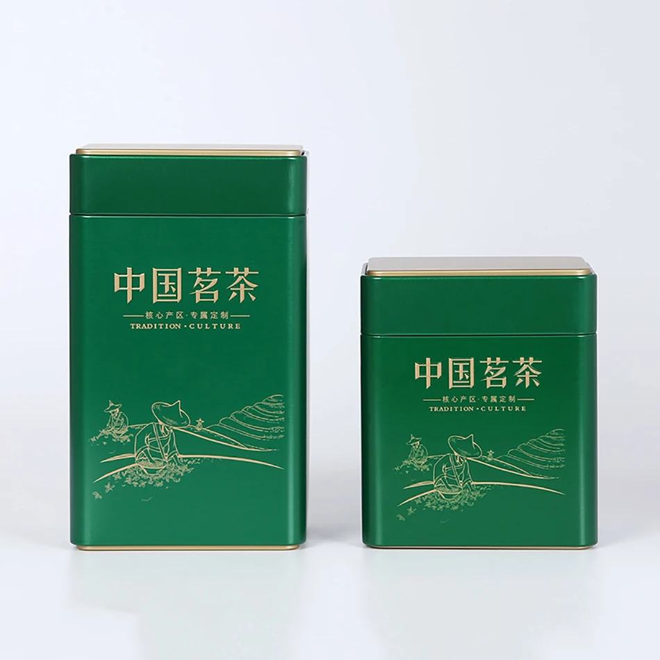 Xin Jia Yi Packing Tea Small Tins With Lids Company Tin Colored