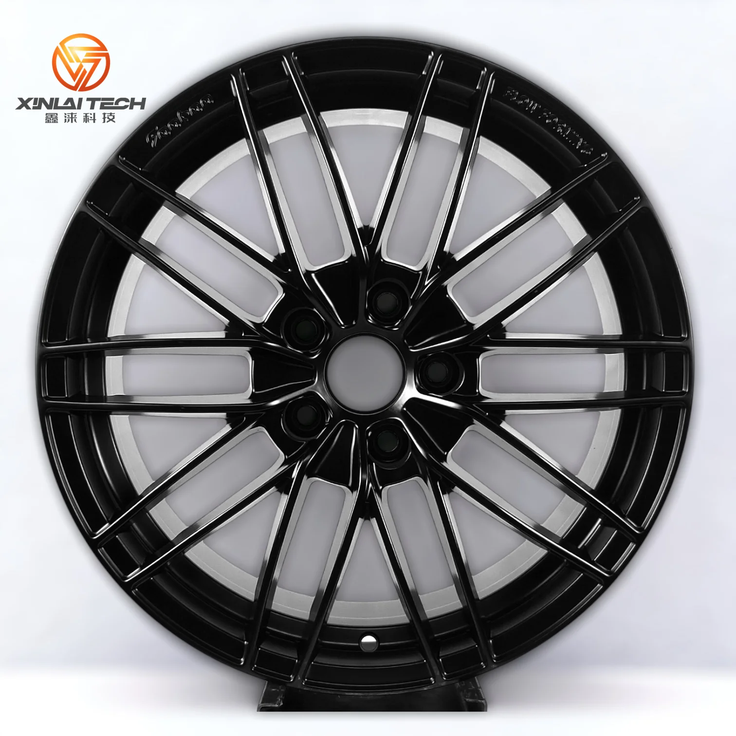 XINLAI Customizable 20X8.5 5X112 Flow Forming Casting Wheels Matte Black Multi Spoke Factory Direct New for Benz - Image 4