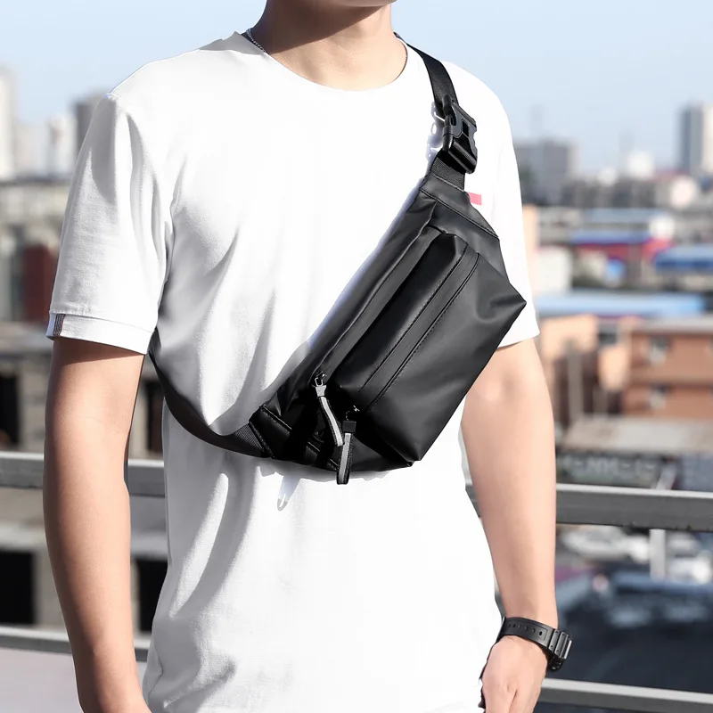WEIXEIR Men's Waist Bag - Fashionable & Waterproof Design