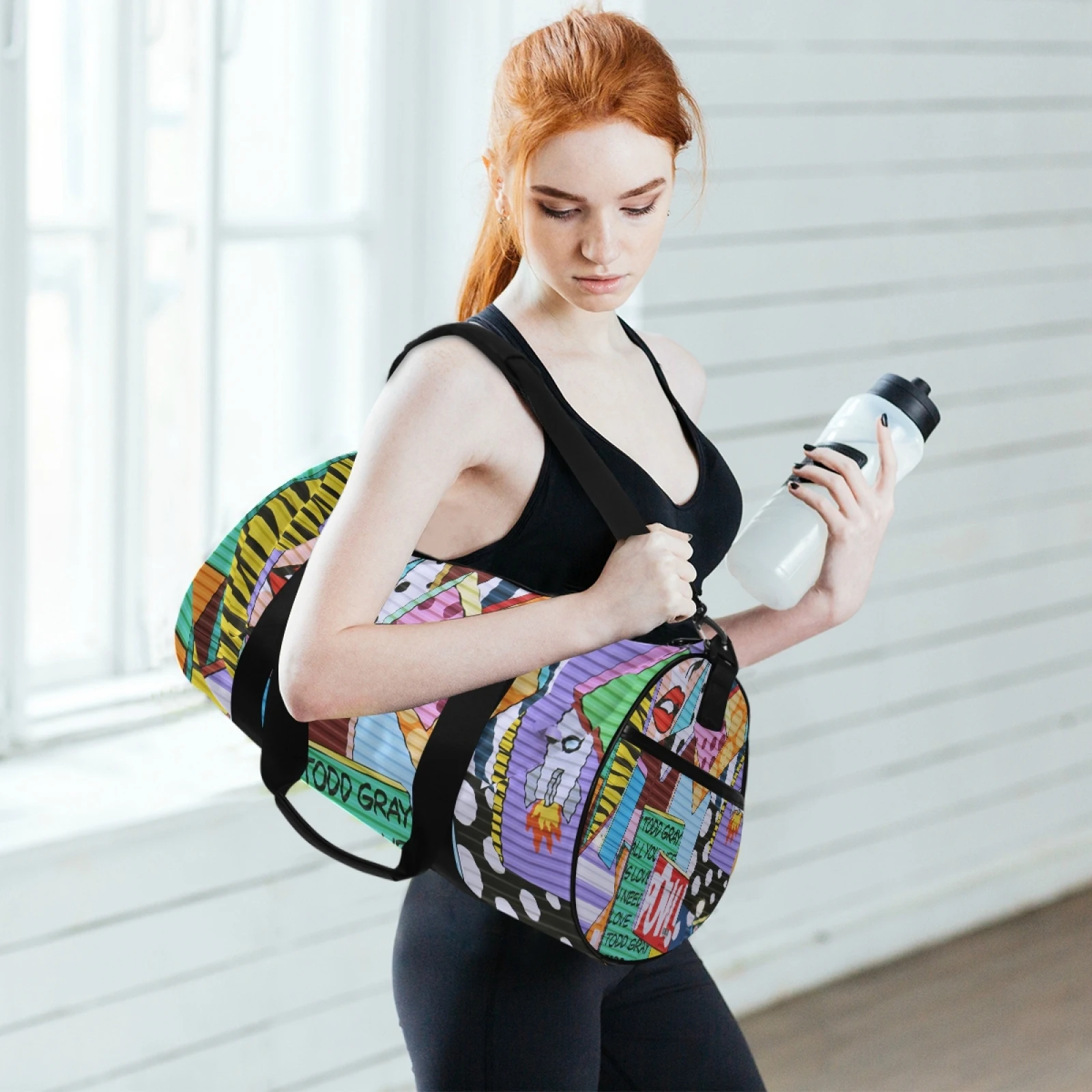 clear graffiti bolsa