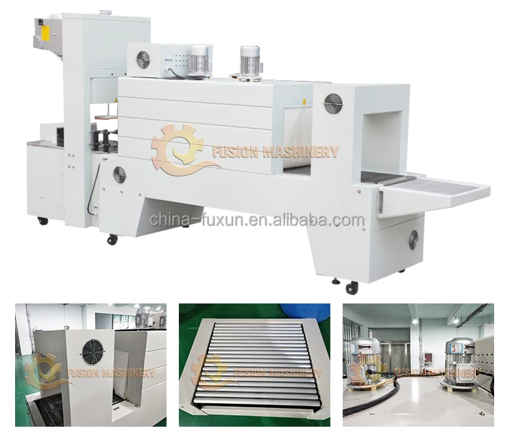 Automatic PVC Film Heat Bottle Tunnel Shrink Wrapping Machine L Type PE ...