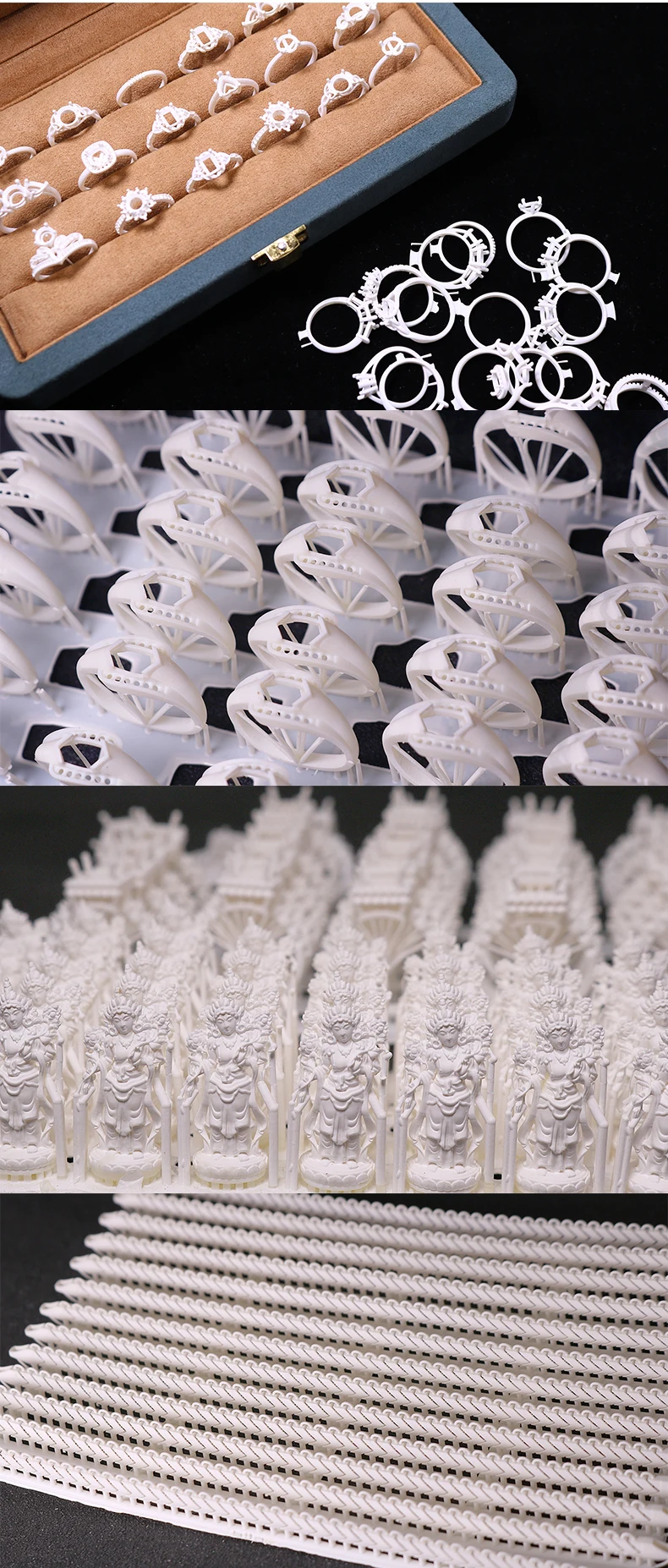 3D Printing Customized Jewelry Wax STL Design Patterns for Casting