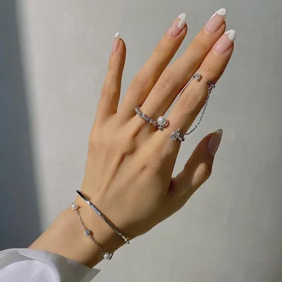 LOKILOKI Anelli con Opale in Argento Sterling 925 Anelli con Dito in Cristallo per Donna Anello con Zircone Rotondo Piccolo Gioielli in Argento 925