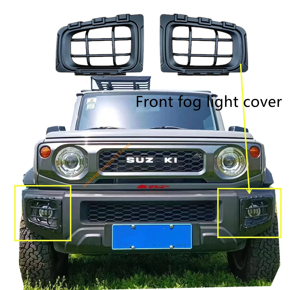 Jimny Jb74 Body Kit Jimny 2023 2022 Matte Black Front Fog Light Cover