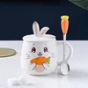 Type c cartoon rabbit cup