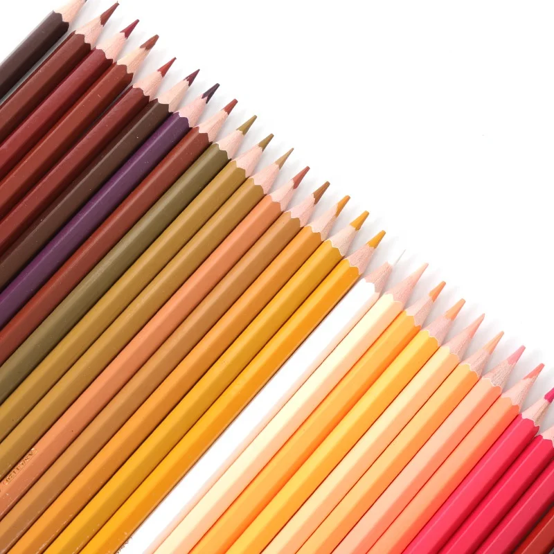 Colored Pencil Set - 120 Colors with Sharpener & Wood