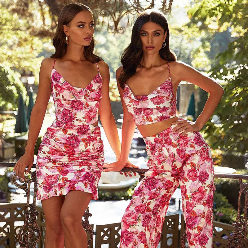 2021 Niñas De Dos Piezas Conjunto De Falda De 2 Piezas Conjunto De  Pantalones Para Mujer Amiga Dos Piezas Florales Set - Buy Falda Conjunto 2  Piezas,2 Piezas Conjunto De Pantalones Mujer,Dos