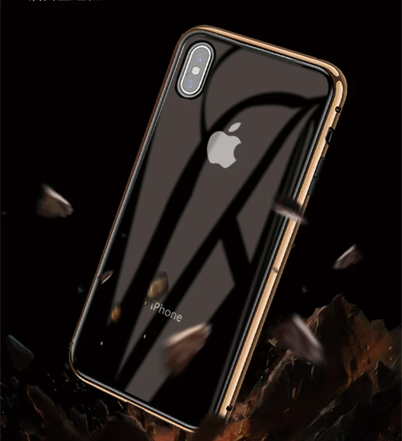 Magnetic Tempered Glass Privacy Case for Iphone 11 13