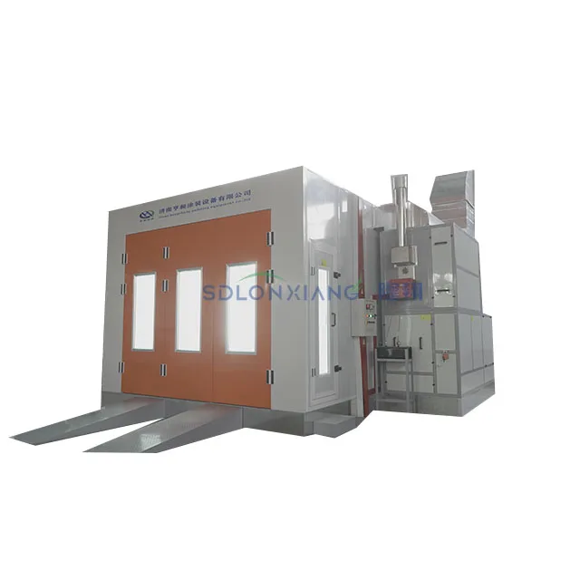 Powdercoating Oven Panel Beating and Spray Painting Tire Changer Machine Used Car Painting Oven Paint Spray Booth Retractable