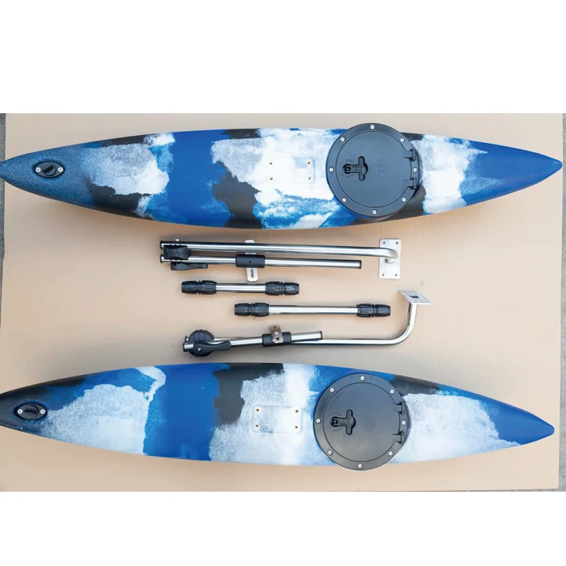 Kayak Stabilizer Float Adjustable and Swivel Width 38cm to 53cm Canoe Kayak Outrigger Float Fishing Kayak Outrigger Stabilizer