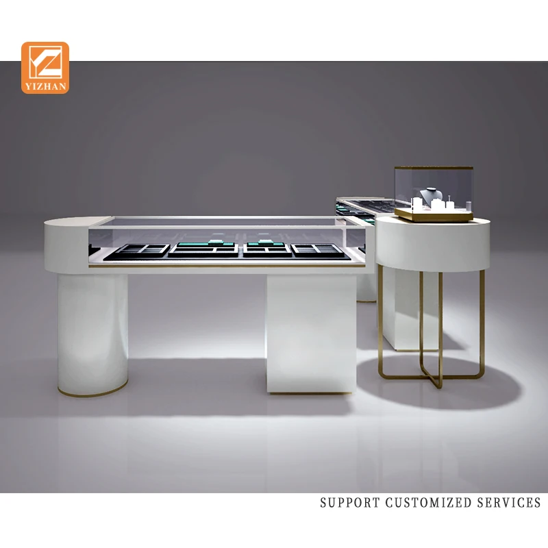 Design Kiosk Jewelry Showcase for Shop Use Sale of Used Jewelry Showcases