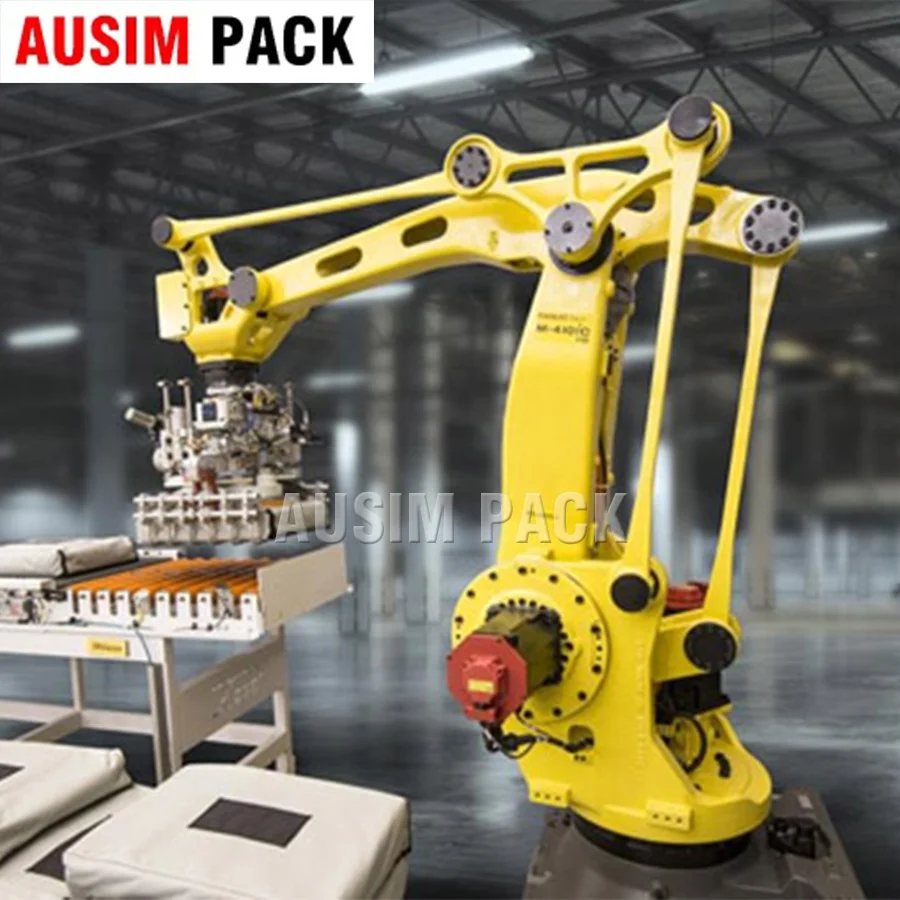 Automatic Robot Arm Palletizer Palletizing Robotic Price For Bag ...