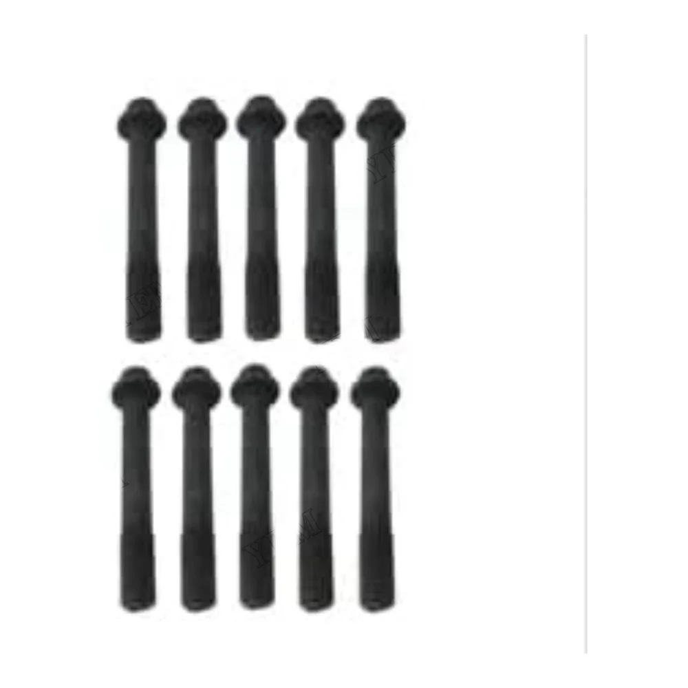 10Pcs Cylinder Head Bolt VI8970369591 for Isuzu Engine 4LE2 Kobelco Excavator 80CS SK80CS-2 75SR SK70SR-2