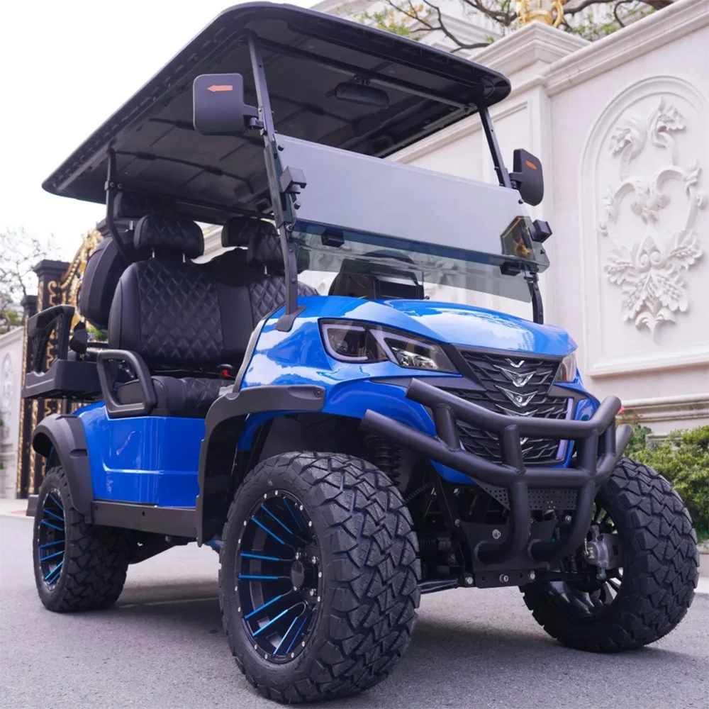 Supplier New Popularity Electric Golf Cart 2+2 Seats Golf Cart 4 ...