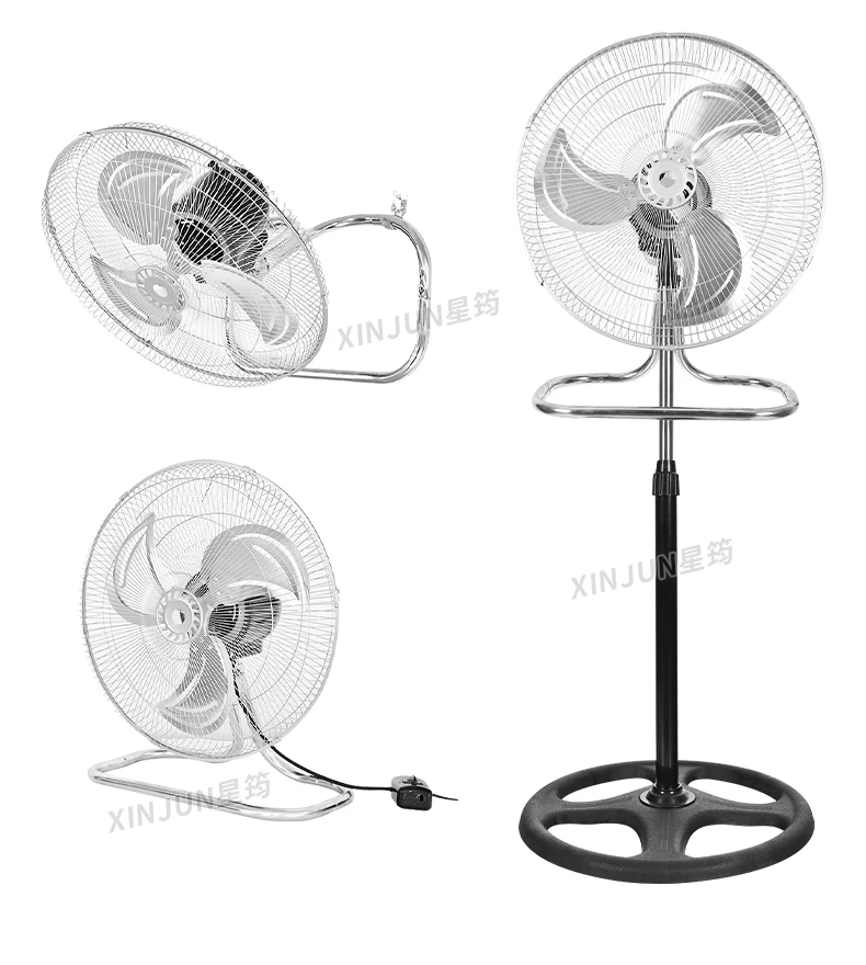 Adjustable Height Stand Fan, 3-in-1, 60 W(0.08hp), plastic - detail 8
