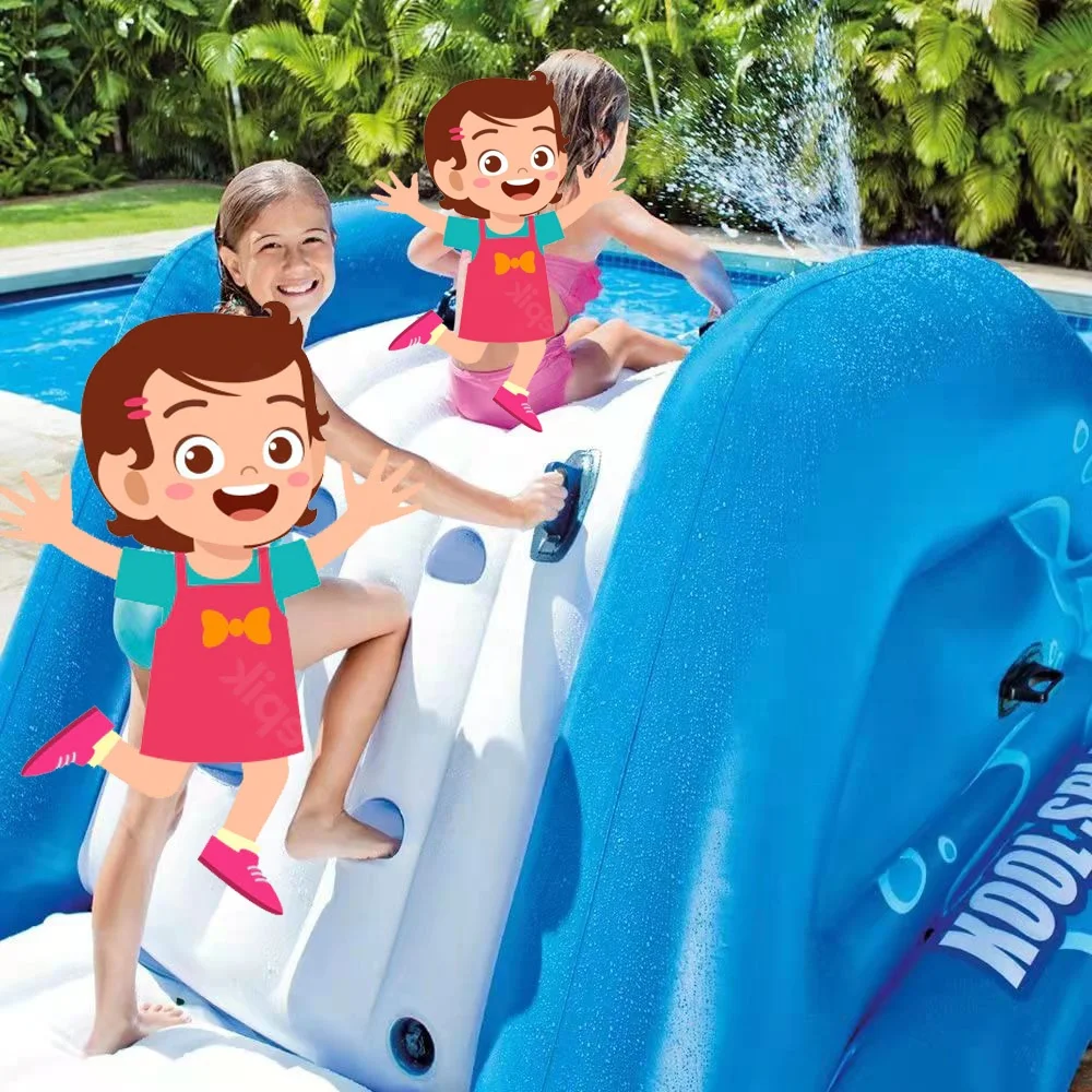 Intex Inflatable Water Spray Slide Fun Swimming Pool Play