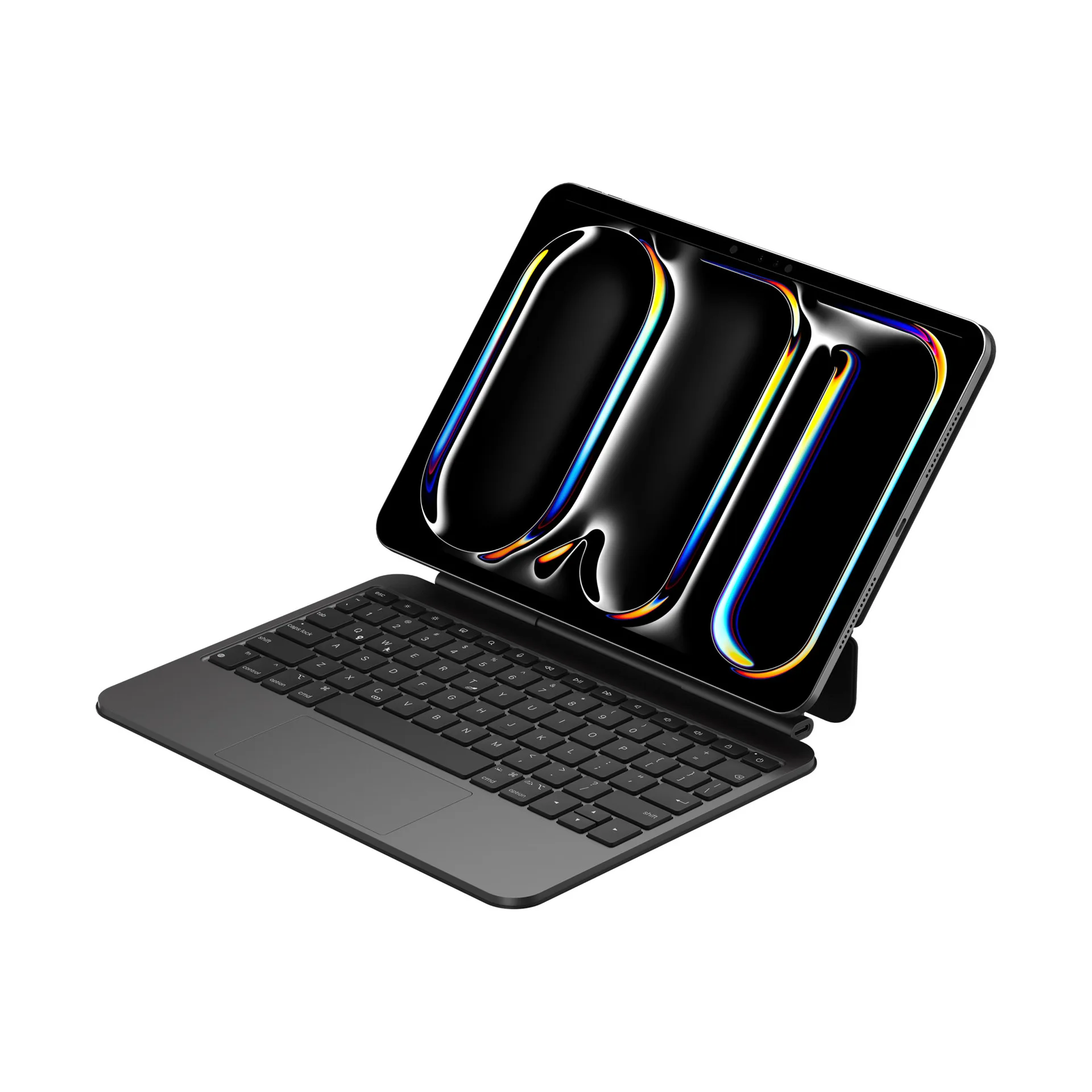 Clavier Magique de Nouvelle Génération Deuxième Génération pour iPad Pro11 12,9 13 iPad 11e (A16,2025)/10e Gén, étui avec clavier Multi-Touch