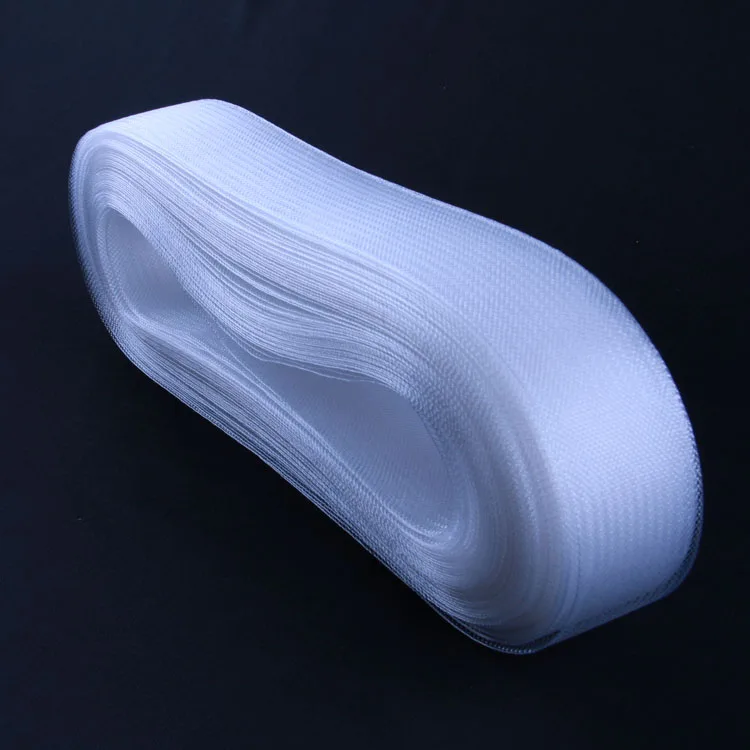 Головной убор для шитья эластичная кринолиновая коса из конского волоса в белом