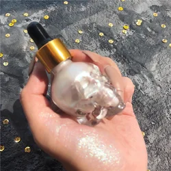 Новинка 2020, солнцезащитный и водостойкий жидкий Хайлайтер с черепом на Хэллоуин