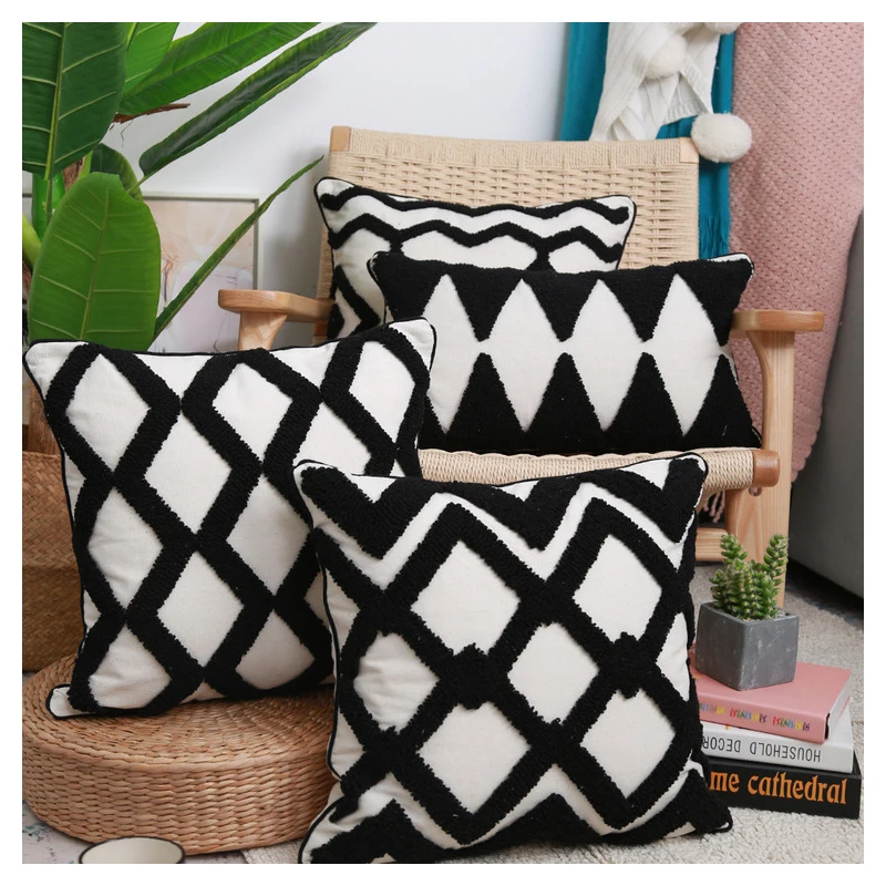 diamond pattern cushion