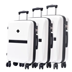 PPL08 PP Spinner Suitcase with Aluminum Trolley TSA Lock Portable Hand Carry-On Luggage