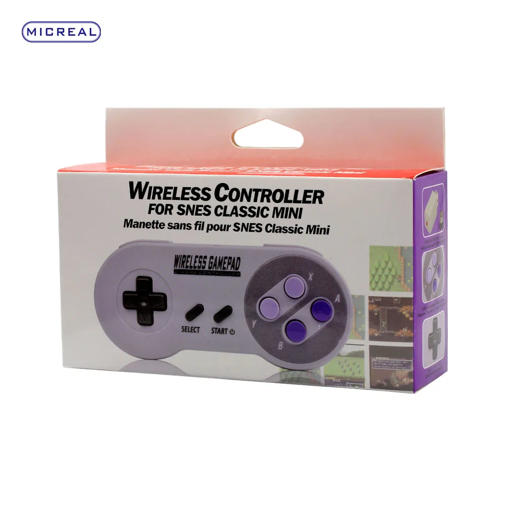 Micreal Snes Controlador Usb Inalámbrico Para Super Nintendo Classic ...