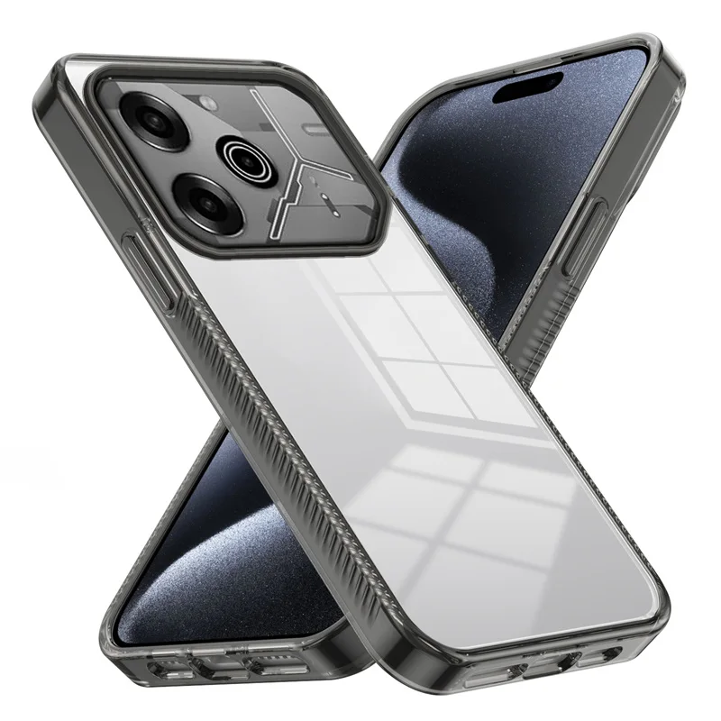 Transparent Anti-Fall Protector Bumper for Tecno Pova