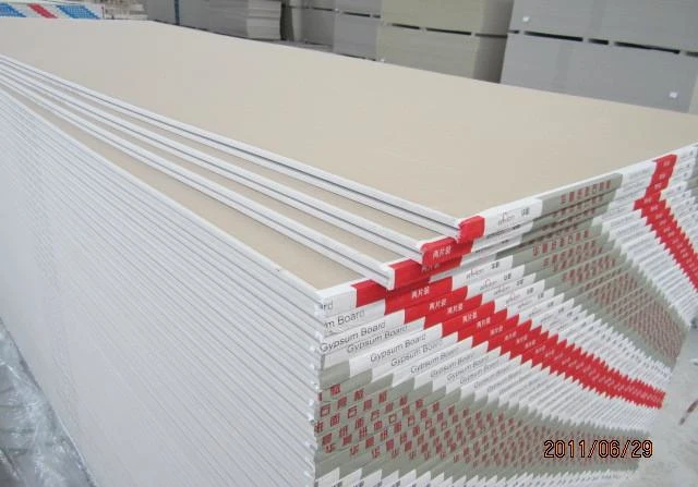 Factory Price Gypsum Ceiling Board Drywall 8 X 4 9mm Moisture Resistant Plasterboard