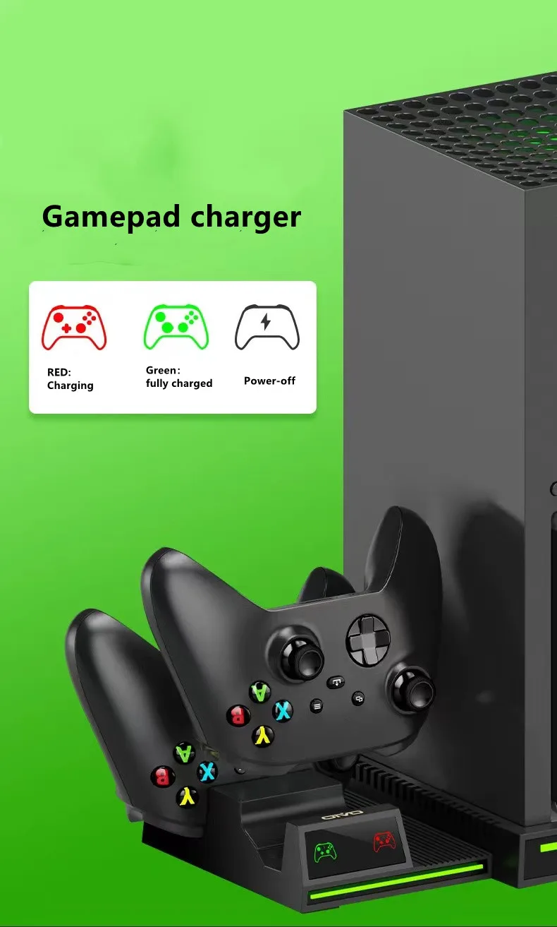 Oivo Cooling Charge Station Games Charging Dock Cooling Vertical Stand