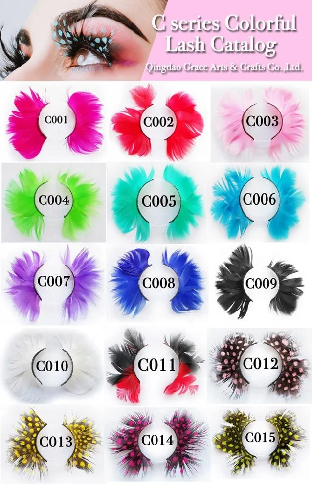 Wholesale Crazy Party Halloween Xmas Show Masquerade False Eye Lashes