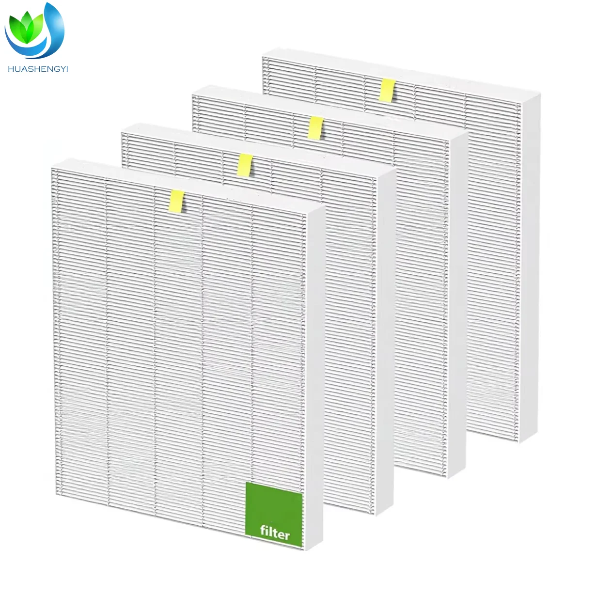 High Quality 4 Pack C545 Hepa H13 Air Purifier Filter Replacement HEPA Filter Compatible with Winix C545 Pleated Air Purifier