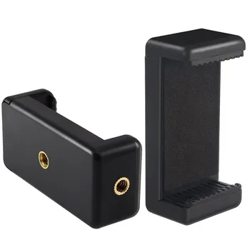 Kaliou Phone Clip Bracket Holder Mount Tripod Monopod Stand for iPhone Smartphone Selfie Holder Universal