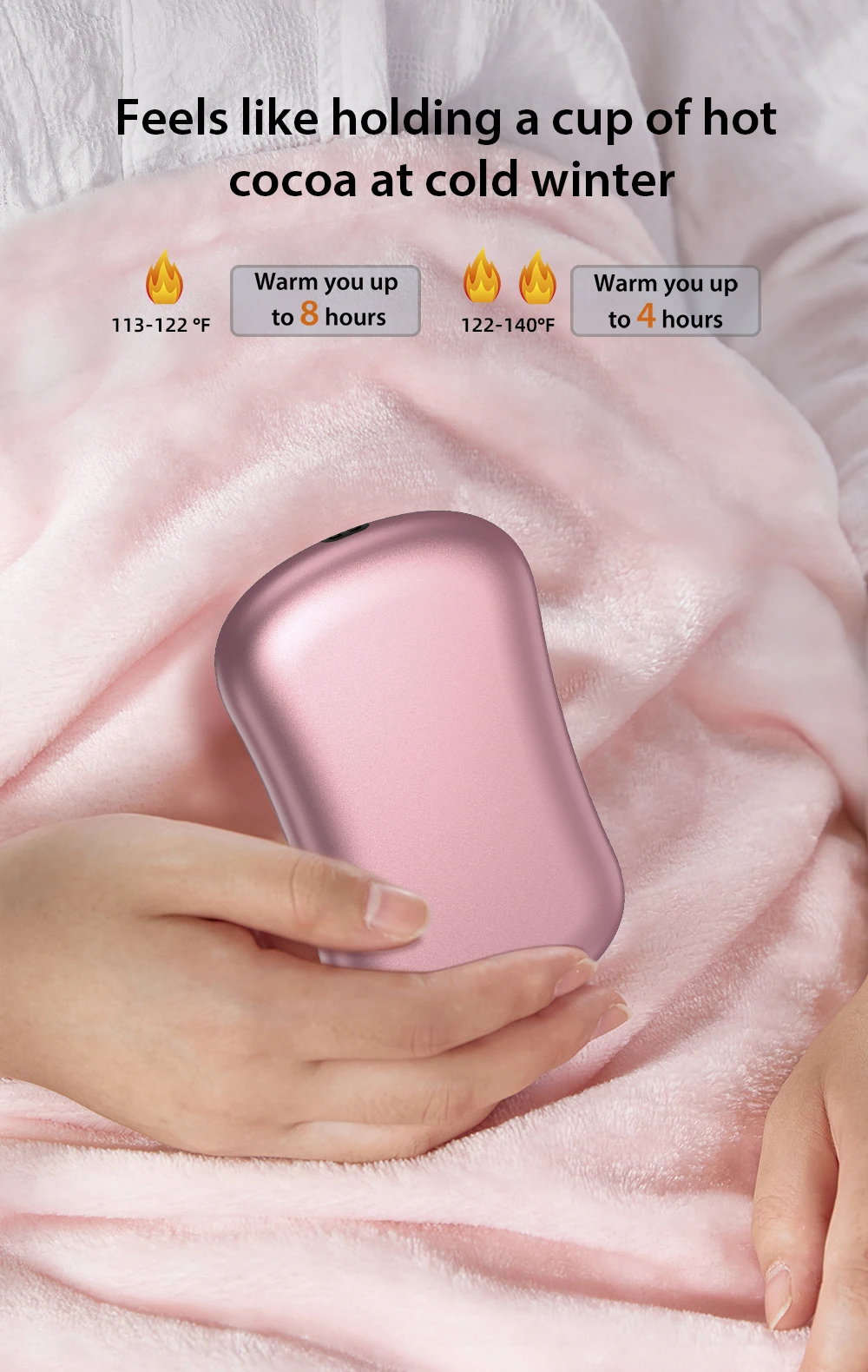 3 in 1 Vibration Massage Hand Warmer Electric Power Bank Hand Warmer Hothands Hand Warmers