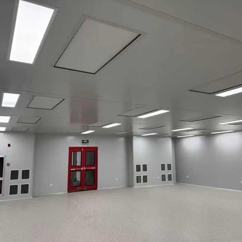 SHARBON Modular Clean Room Sandwich Panels Partition Wall Stainless Steel 304 HEPA Filter GMP Compliant Stationary Turnkey