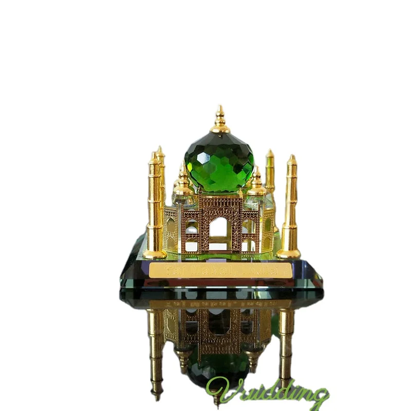 Crystal Islamic Buildding Model Makkah for Wedding Souvenir Guests