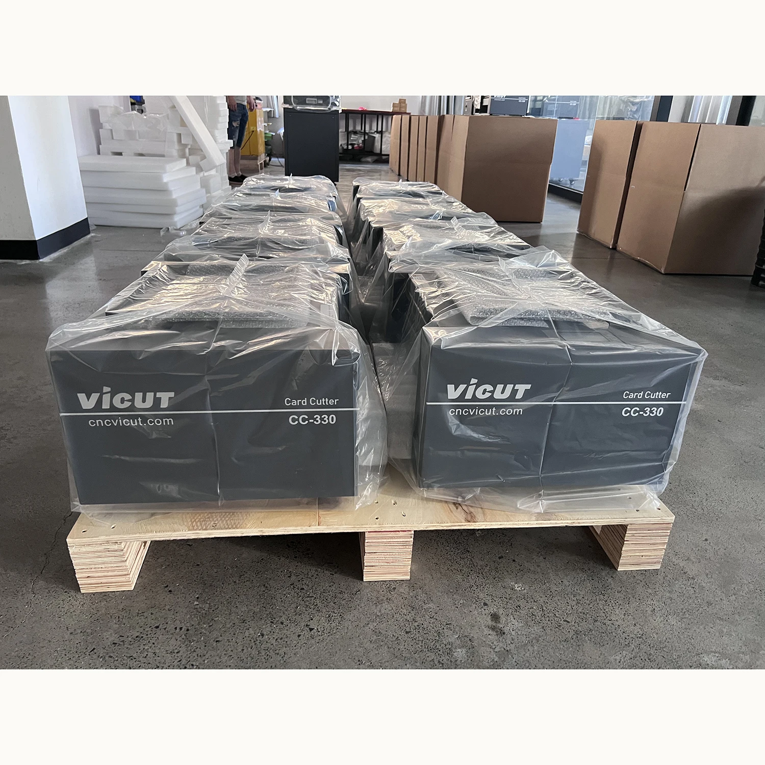 Vicut Automatic Feeding Counting CC-330 Playing Cards Making Machine Business Card Cutting Card Cutter Machine