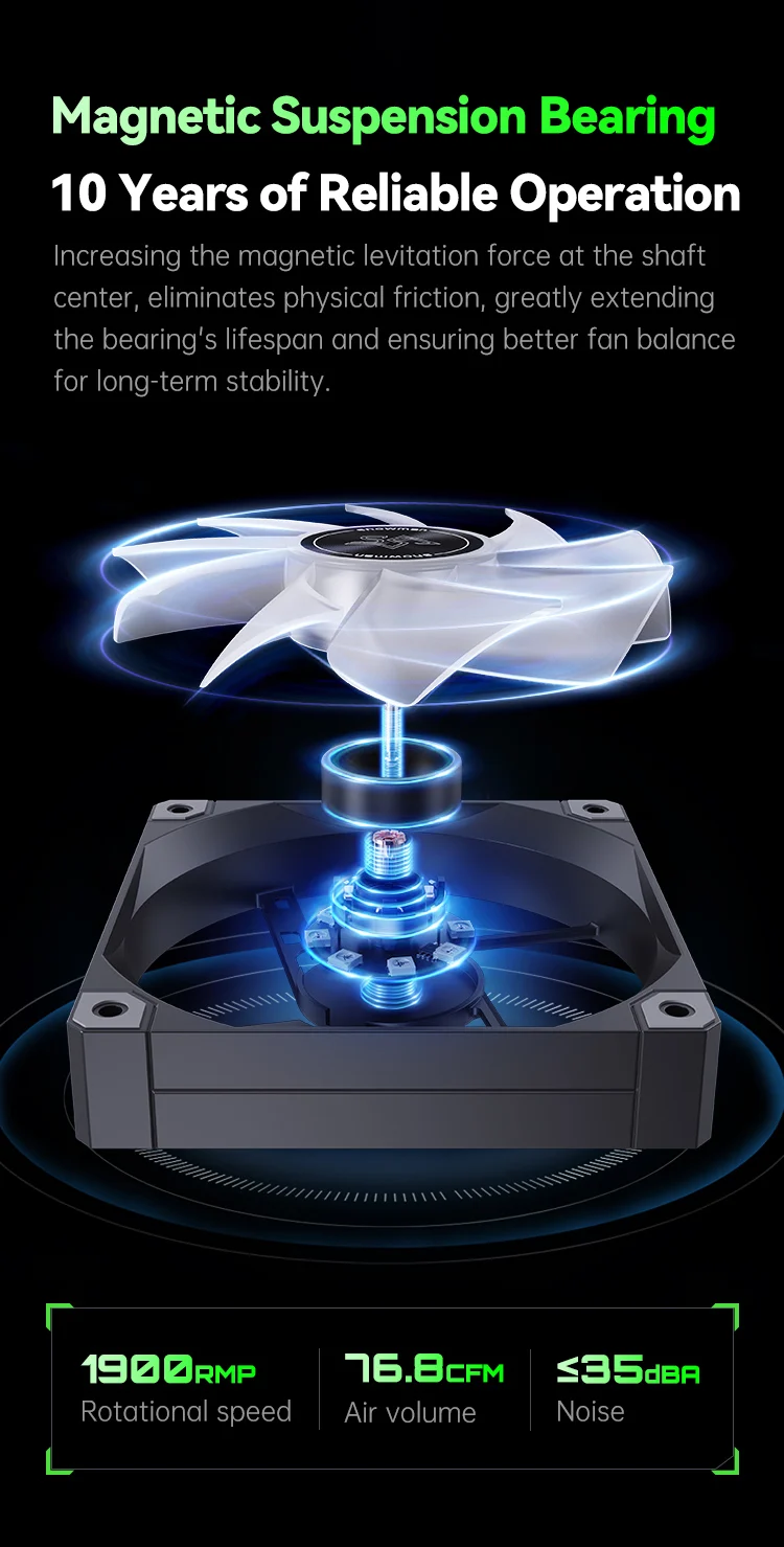 Colier Radiator SNOWMAN AIO Liquid Cooler KL360-ARGB CPU Processor Radiator ARGB Fan ...