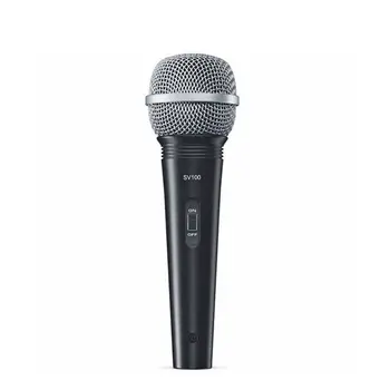 SV100 Multipurpose Cardioid Dynamic Vocal Microphone with On/Off Switch, With XLR Cable, Mic Clip,Handheld mic