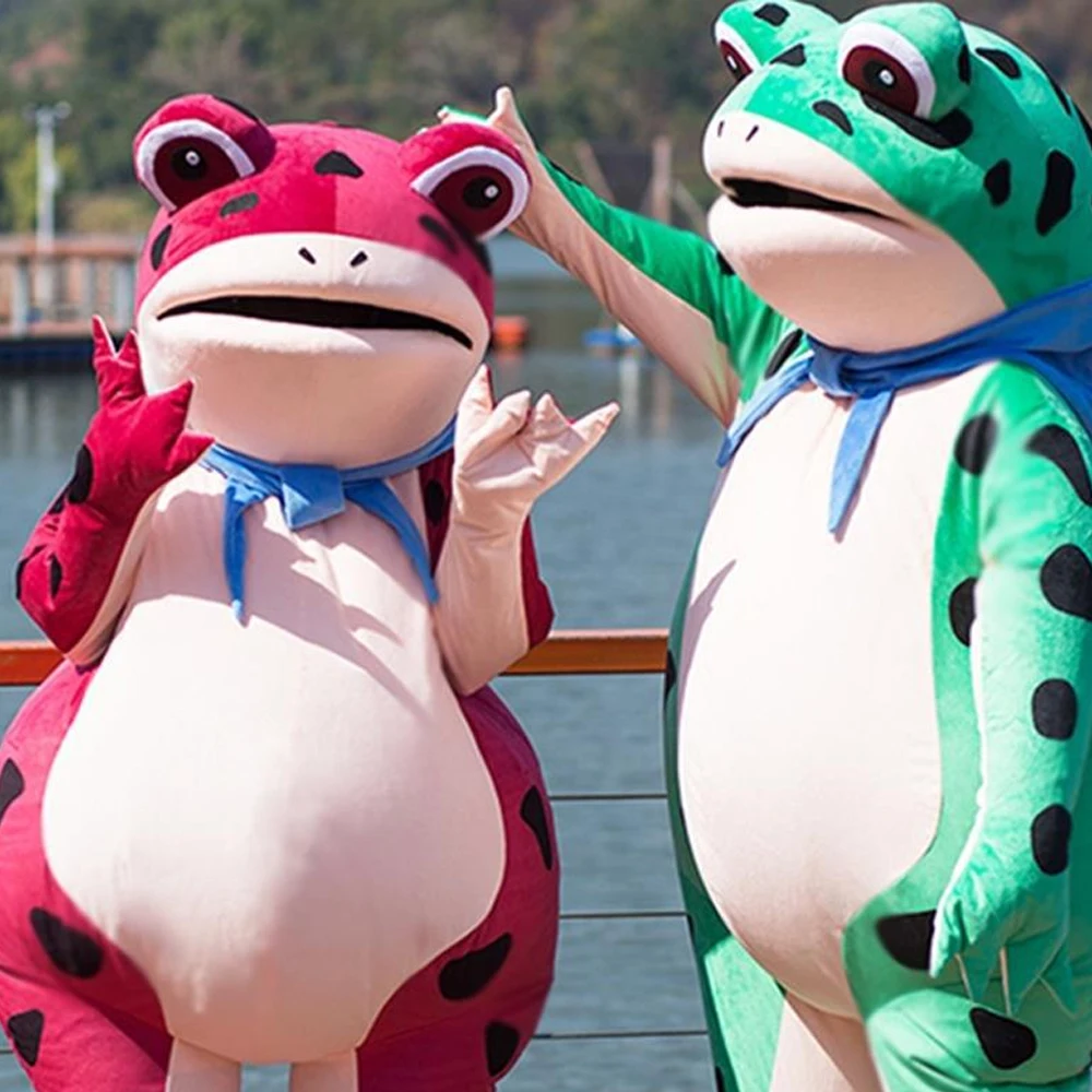 Toads Inflatable Inflatable Frog Cartoon Figure Costume for Adults - Perfect for ...