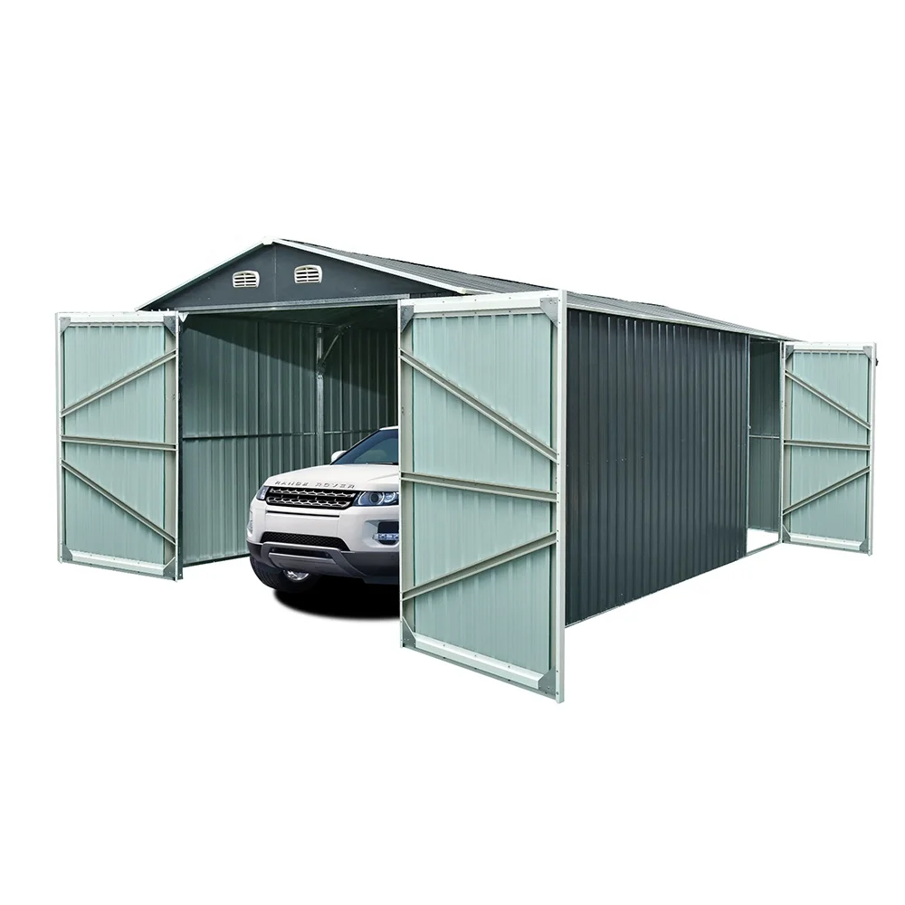 15m2 Metal Car Garage Steel Garage & Carports Shed Car Storage Cars ...