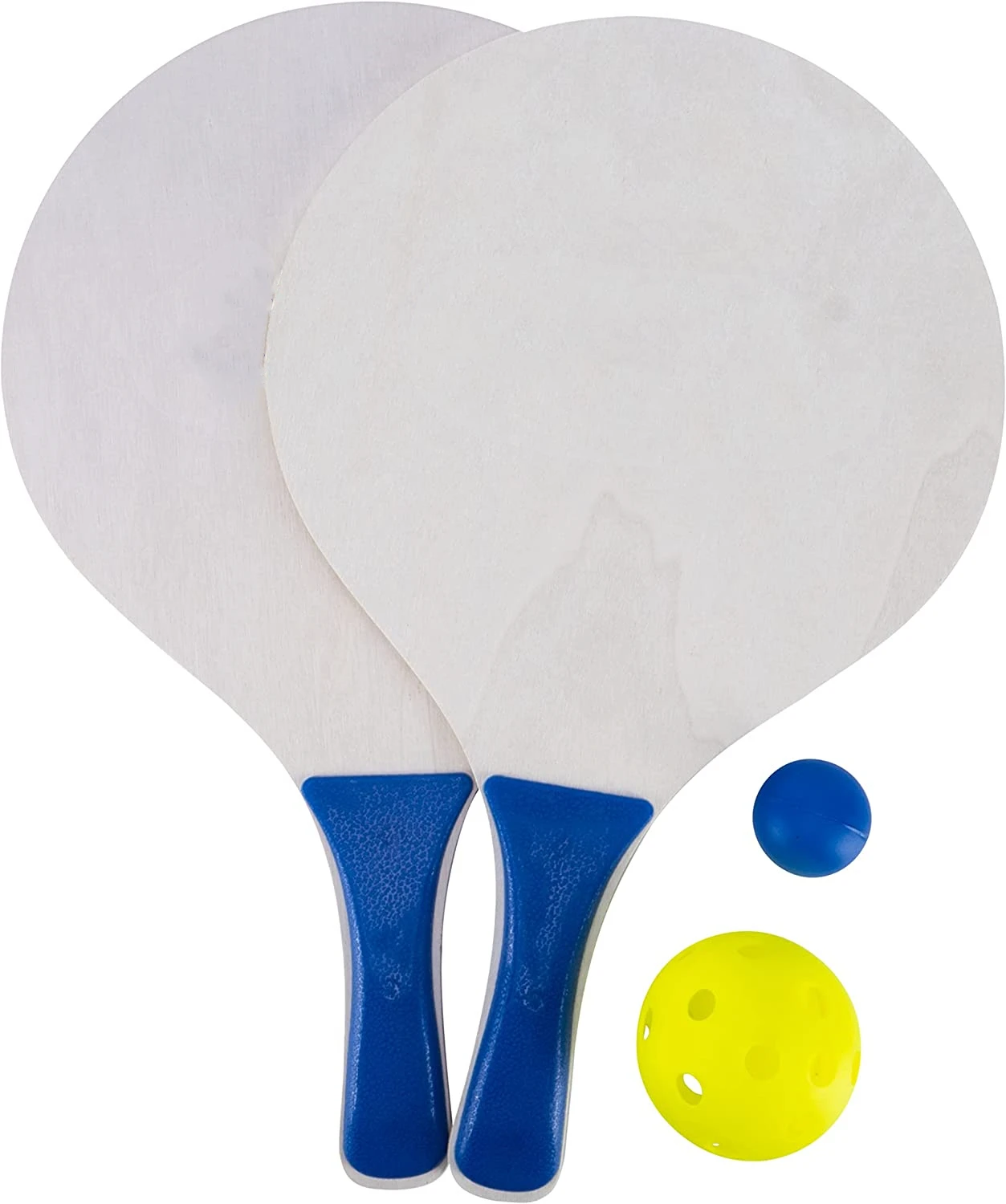 Деревянная пляжная лопатка круглой формы с логотипом на заказ 2 лопатки и 1 для