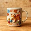 Tazza in filato di pelo di gatto 15oz