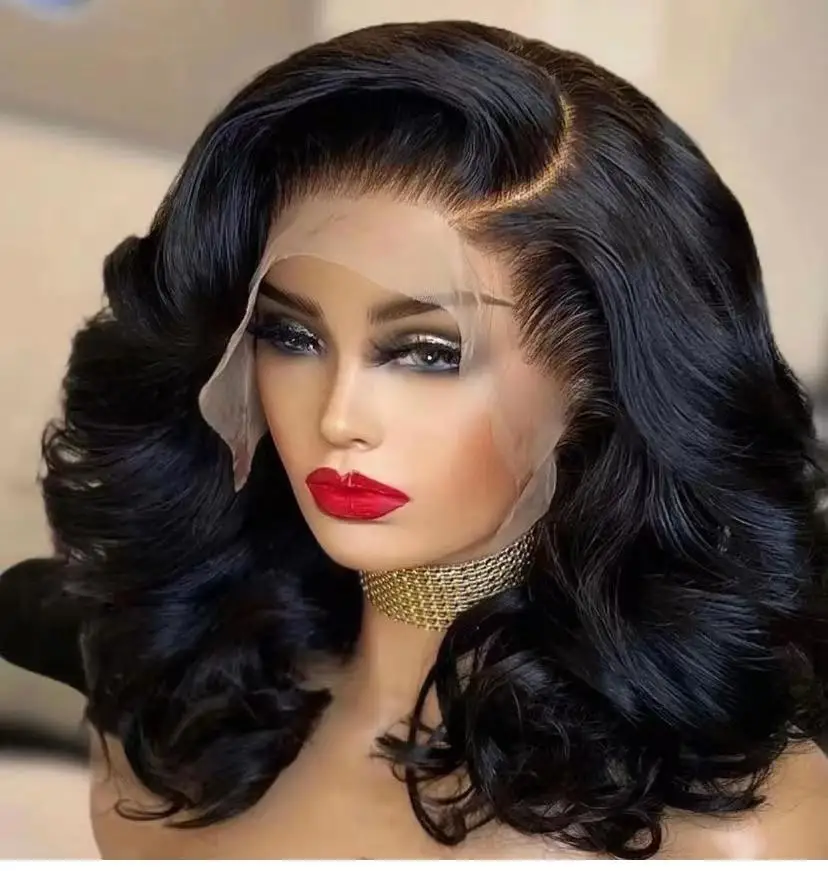 2022 New Arrival Wholesale Virgin Human Hair Wigs Peruvian Hair Bouncy Curl Wigs For Black Women 0792